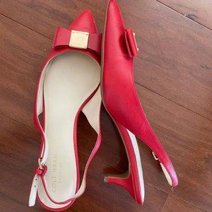 Cole Haan 45 mm Tali Bow Sling heels